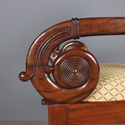 POLTRONCINE,Coppia di Poltrone Luigi Filippo in Mo