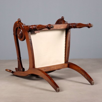 POLTRONCINE,Coppia di Poltrone Luigi Filippo in Mo