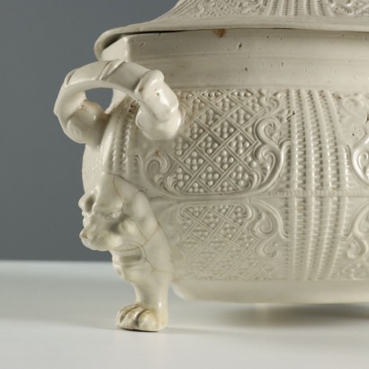 Zuppiera con Piatto Ovale in Terraglia,Zuppiera e Piatto Ovale in Terraglia