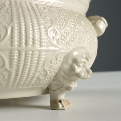 Zuppiera con Piatto Ovale in Terraglia,Zuppiera e Piatto Ovale in Terraglia