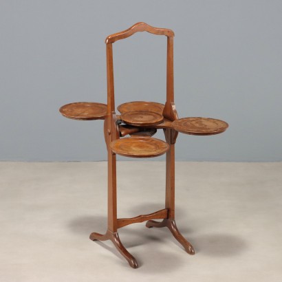 Tavolino “Servo Muto” in Noce