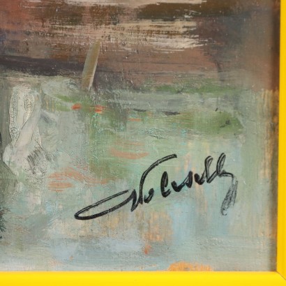 Dipinto di Eugenio Polesello ,Motivo a Burano,Eugenio Polesello,Eugenio Polesello,Eugenio Polesello,Eugenio Polesello