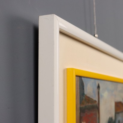 Dipinto di Eugenio Polesello ,Motivo a Burano,Eugenio Polesello,Eugenio Polesello,Eugenio Polesello,Eugenio Polesello