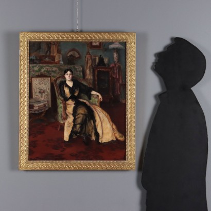 Dipinto di André Chabellard,Ritratto di signora,André Chabellard,André Chabellard,André Chabellard,André Chabellard,André Chabellard,André Chabellard