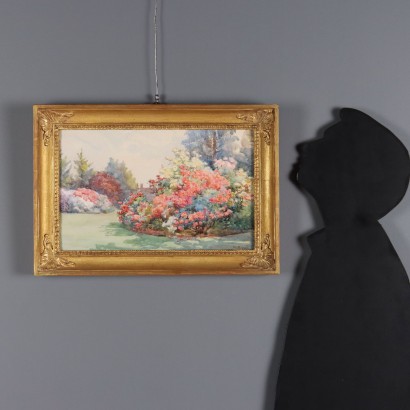 Dipinto di Patience E. Bishopp,Giardino fiorito,Patience E. Bishopp,Patience E. Bishopp,Patience E. Bishopp,Patience E. Bishopp