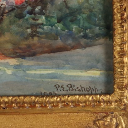 Dipinto di Patience E. Bishopp,Giardino fiorito,Patience E. Bishopp,Patience E. Bishopp,Patience E. Bishopp,Patience E. Bishopp