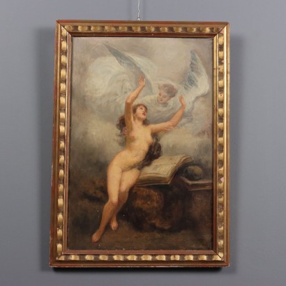 Dipinto Maddalena Visitata dall Angelo