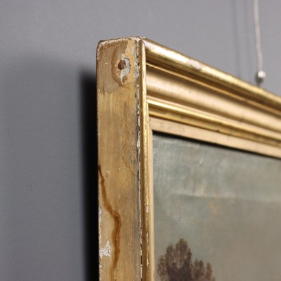 Dipinto Paesaggio con Lago di Pusiano in Brianza | Arte Ottocento_1327358 Dipinto Paesaggio con Lago di Pusiano ,Paesaggio con lago di Pusiano in Brian