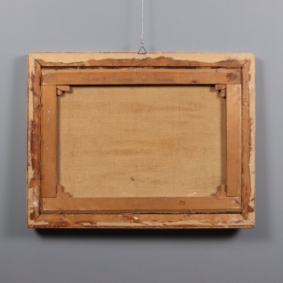 Dipinto Paesaggio con Lago di Pusiano in Brianza | Arte Ottocento_1327361 Dipinto Paesaggio con Lago di Pusiano ,Paesaggio con lago di Pusiano in Brian