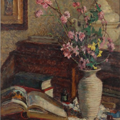 Dipinto di Giorgio Sacchetti,Nel mio studio,Giotto Sacchetti,Giotto Sacchetti,Giotto Sacchetti,Giotto Sacchetti,Giotto Sacchetti