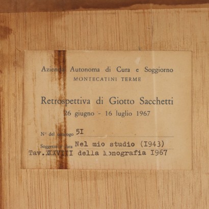 Dipinto di Giorgio Sacchetti,Nel mio studio,Giotto Sacchetti,Giotto Sacchetti,Giotto Sacchetti,Giotto Sacchetti,Giotto Sacchetti