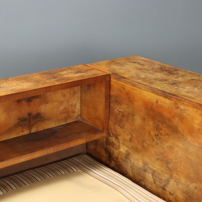 Letto Decò Anni '40,Letto Art Déco Anni '40