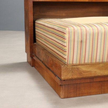 Letto Decò Anni '40,Letto Art Déco Anni '40