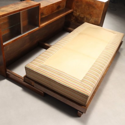 Letto Decò Anni '40,Letto Art Déco Anni '40