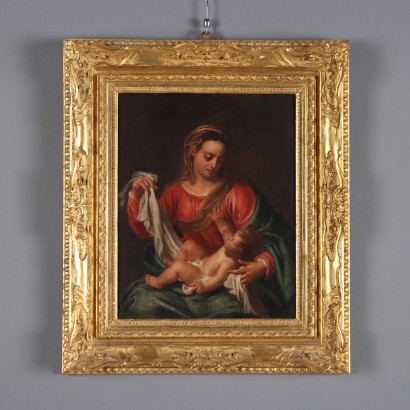 Dipinto Madonna con Bambino