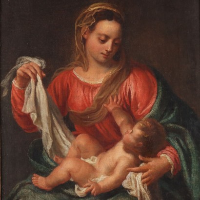 Dipinto Madonna con Bambino