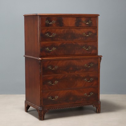 Mobile Cassettiera in Mogano