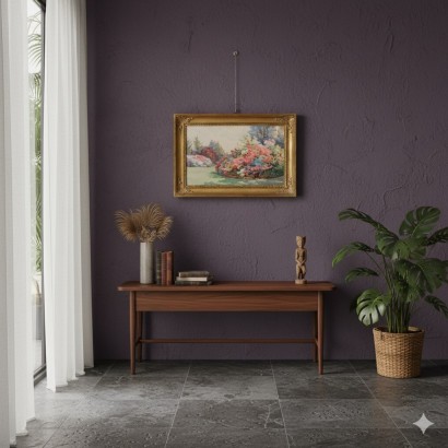 Dipinto di Patience E. Bishopp,Giardino fiorito,Patience E. Bishopp,Patience E. Bishopp,Patience E. Bishopp,Patience E. Bishopp