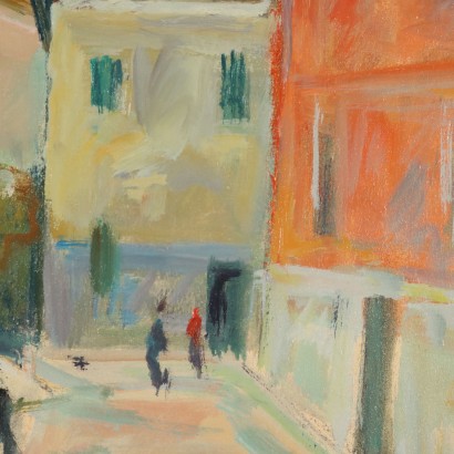 Dipinto di Eugenio Polesello,Canale a Venezia,Eugenio Polesello,Eugenio Polesello,Eugenio Polesello,Eugenio Polesello,Eugenio Polesello,Eugenio Polesello