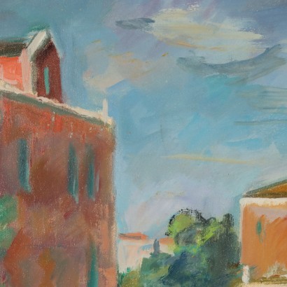 Dipinto di Eugenio Polesello,Canale a Venezia,Eugenio Polesello,Eugenio Polesello,Eugenio Polesello,Eugenio Polesello,Eugenio Polesello,Eugenio Polesello