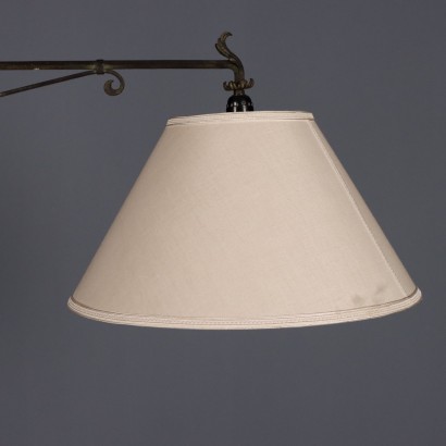 Lampada da terra,Lampada da Terra in Ferro e Lamierino