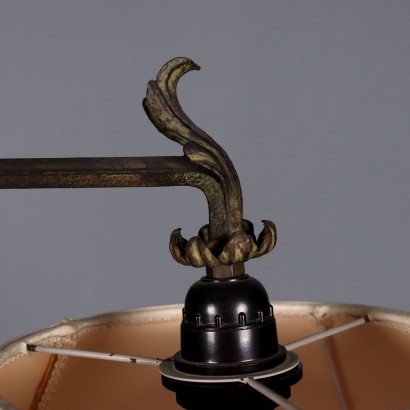 Lampada da terra,Lampada da Terra in Ferro e Lamierino