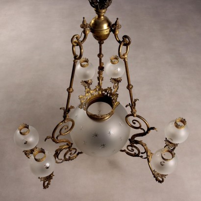 LAMPADARIO,Lampadario a Sette Luci