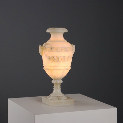 Vaso Lampada in Alabastro
