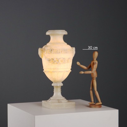 Vaso Lampada in Alabastro