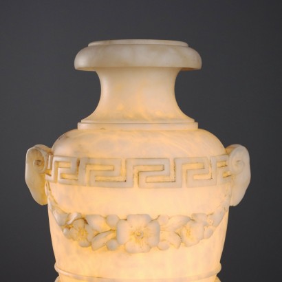 Vaso Lampada in Alabastro