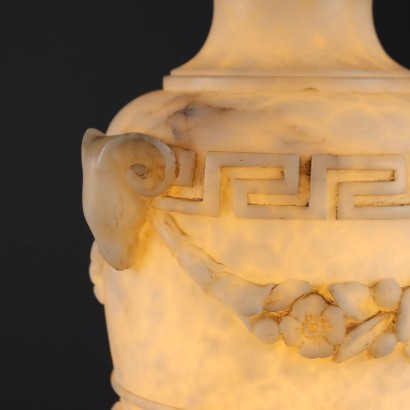 Vaso Lampada in Alabastro