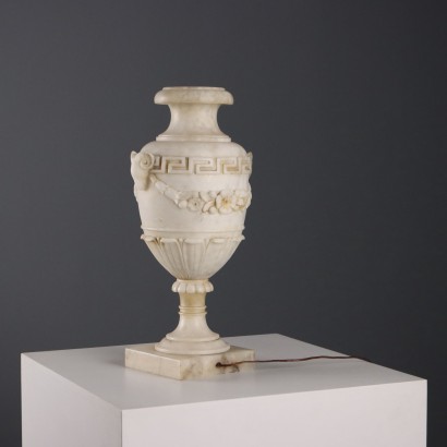 Vaso Lampada in Alabastro