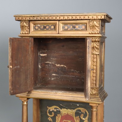 Coppia di stipetti,Coppia di Piccoli Stipi in Stile Rinas