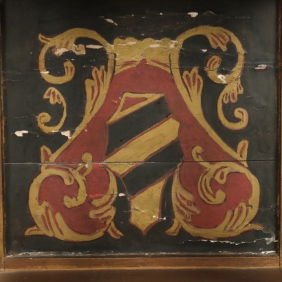 Coppia di stipetti,Coppia di Piccoli Stipi in Stile Rinas