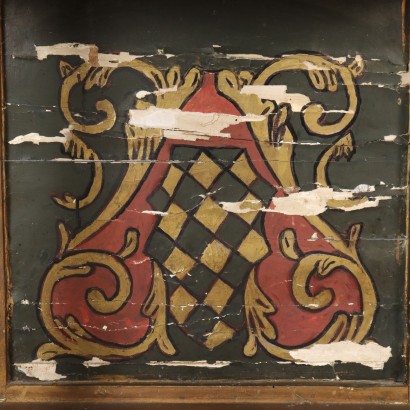 Coppia di stipetti,Coppia di Piccoli Stipi in Stile Rinas