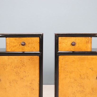 Due Comodini Decò anni '40,Due Comodini Déco anni '40