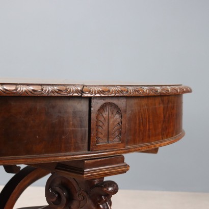 tavolo a cestello,Tavolo a Cestello allungabile in Noce