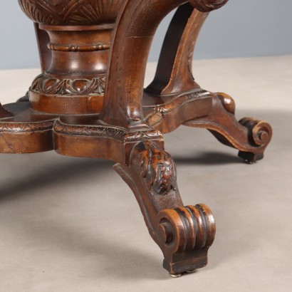 tavolo a cestello,Tavolo a Cestello allungabile in Noce