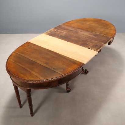 tavolo a cestello,Tavolo a Cestello allungabile in Noce