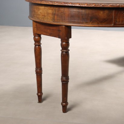 tavolo a cestello,Tavolo a Cestello allungabile in Noce