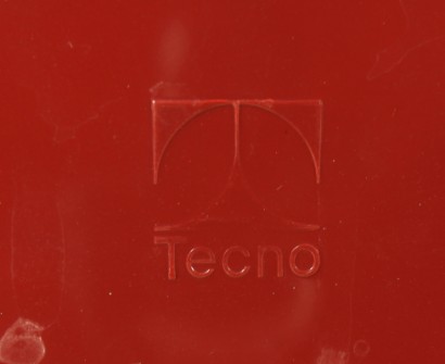 Tecno Office chairs, three chairs, shell in polyamide, aluminium base, good condition