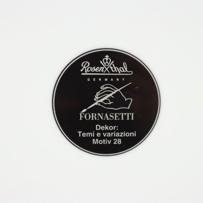 Piatto Piero Fornasetti per Rosenthal Te,Piero Fornasetti,Piero Fornasetti,Piero Fornasetti,Piero Fornasetti