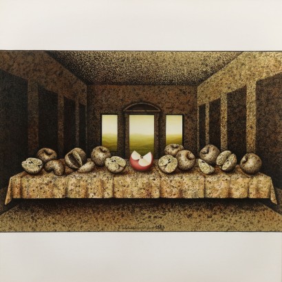 Dipinto di Vanni Viviani,Il convito di pietra,Vanni Viviani,Vanni Viviani,Vanni Viviani,Vanni Viviani,Vanni Viviani