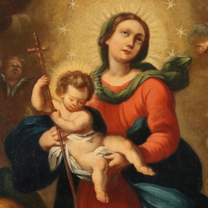 Dipinto Madonna Immacolata con Gesù%2,Vergine Immacolata con Gesù Bambino,Dipinto Madonna Immacolata con Gesù%2,Dipinto Madonna Immacolata con Gesù%2