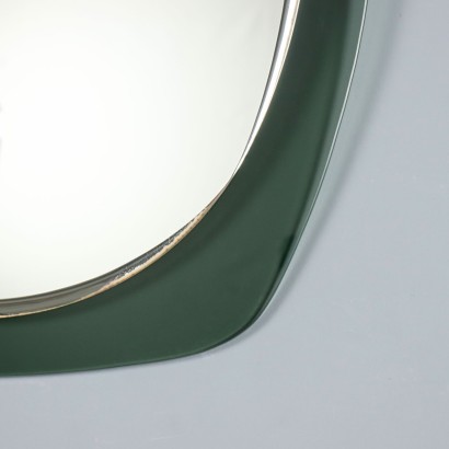 Specchio con Cornice in Vetro Colorato