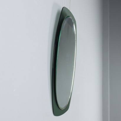 Specchio con Cornice in Vetro Colorato