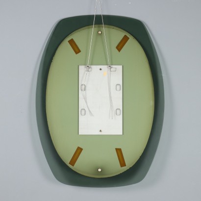 Specchio con Cornice in Vetro Colorato