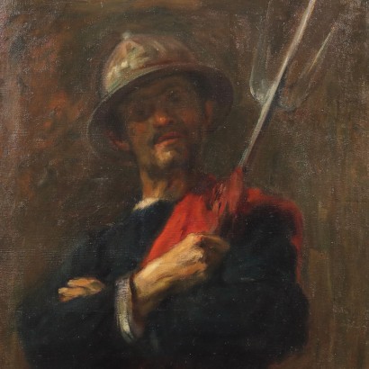 Dipinto di Antonio Valdoni,Figura di armigero,Antonio Valdoni,Antonio Valdoni,Antonio Valdoni,Antonio Valdoni,Antonio Valdoni