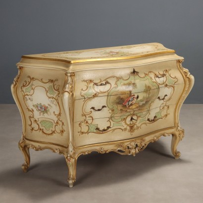 Cassettone in Stile Barocchetto Veneziano