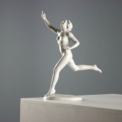 Figura in Porcellana di Wollendorf Kurt Steiner